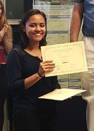 Larnelle Garnie - receiving best poster, presentation, and overall best student awards