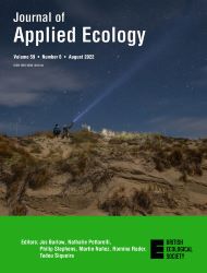 Journal of Applied Ecology, v.59 cover