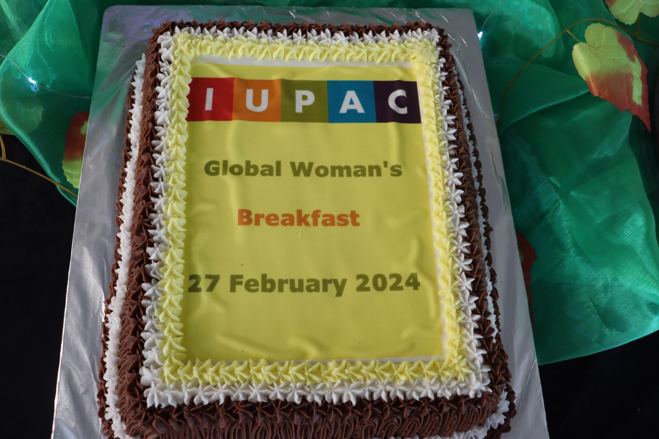 IUPAC Global Women’s Breakfast 2024 - GWB tasty treats: cake