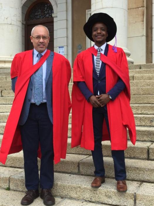Associate Professor Greg Smith and Dr Shepherd Siangwata
