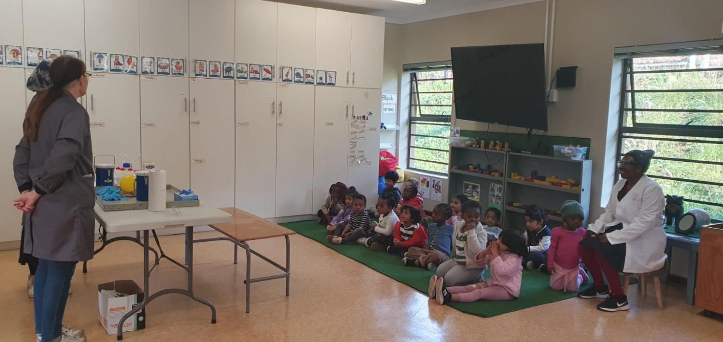 Preschoolers Enjoy Hands-On Chemistry Fun at UCT Educare