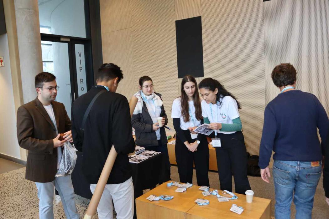 A friendly welcome greeting and Event programmes and Name tags received upon arrival 