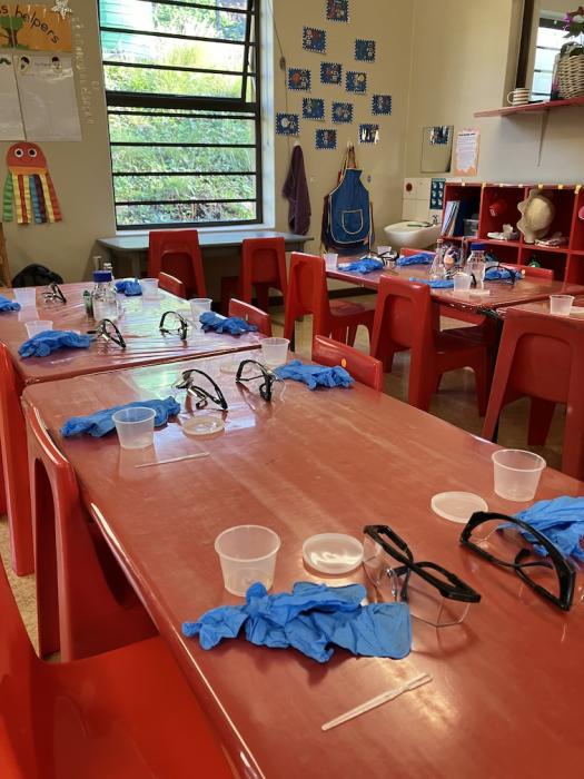 Preschoolers Enjoy Hands-On Chemistry Fun at UCT Educare
