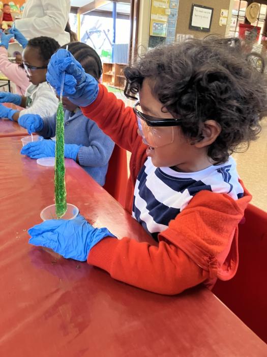 Preschoolers Enjoy Hands-On Chemistry Fun at UCT Educare