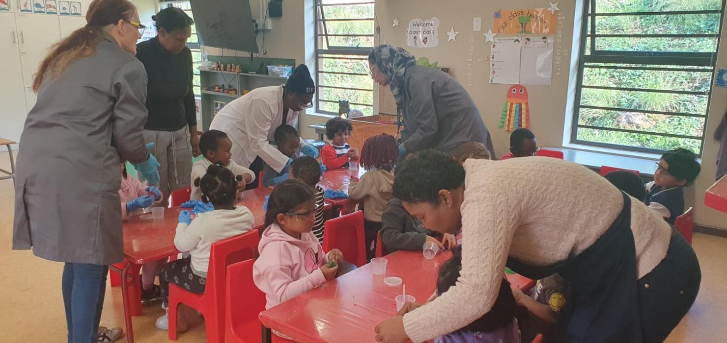 Preschoolers Enjoy Hands-On Chemistry Fun at UCT Educare