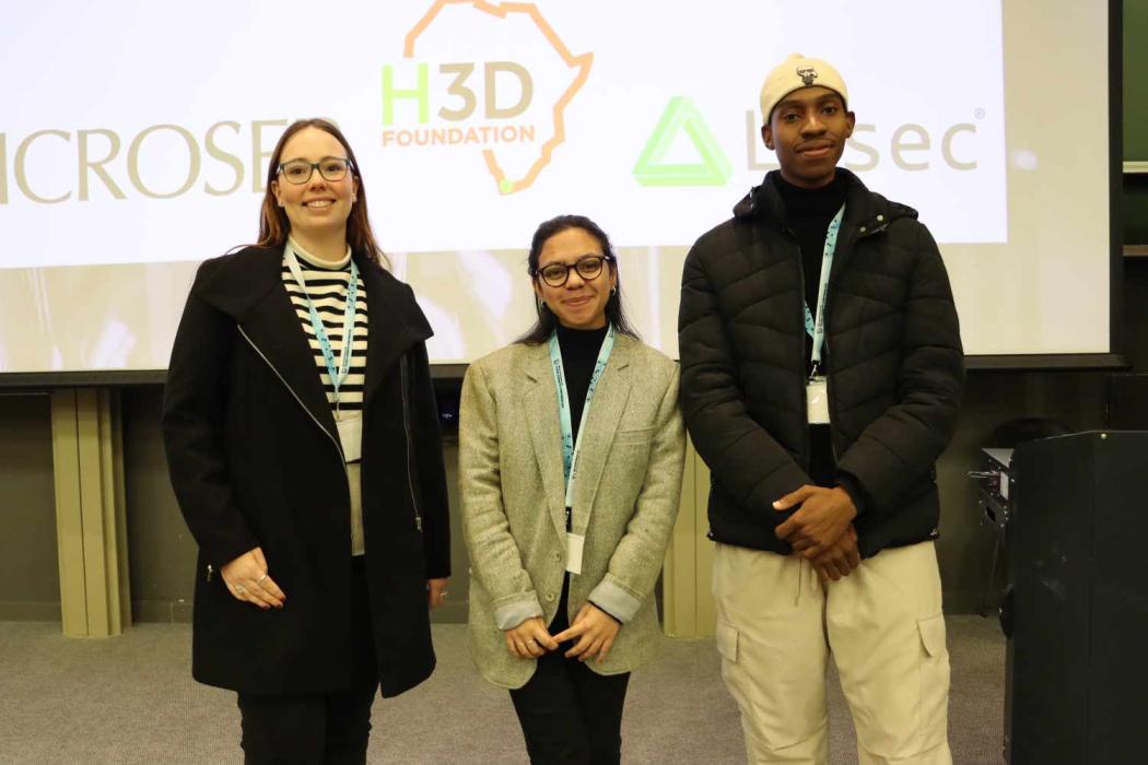 Masters Oral Presenters: Sarah Scott (SU); Ammaarah Kamaldien (UWC) and Jordan Ncube (UWC) 