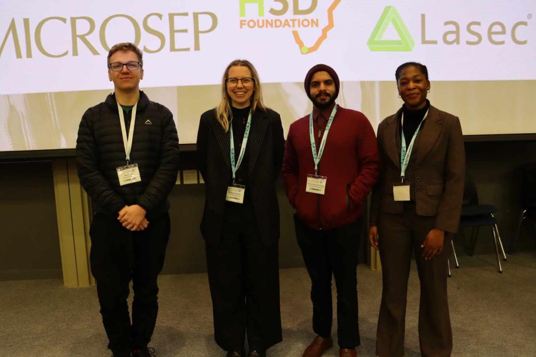 Masters Flash Talk Presenters: Reese Tuck (SU); Shannon Misplon (UCT); Dawood Parker (UWC) and Melissa C. Zinyuku (UCT) 