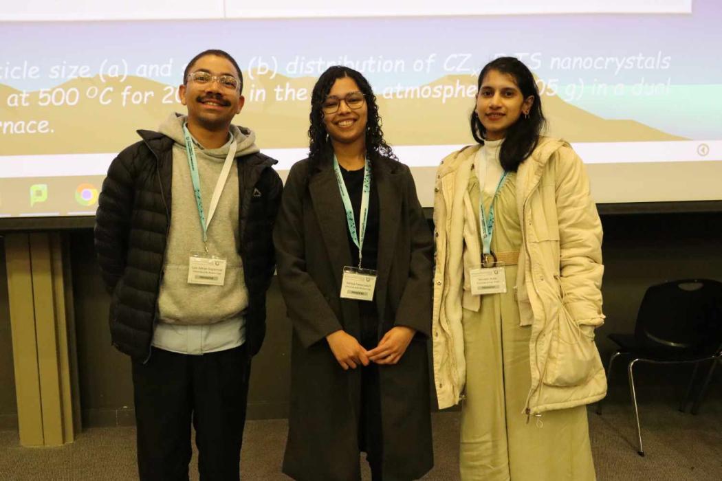 PhD Oral Presenters: Lyle A. September (UWC); Ashiqa Fakier-Lesch (UWC) and Nirvashi Autar (UCT) 