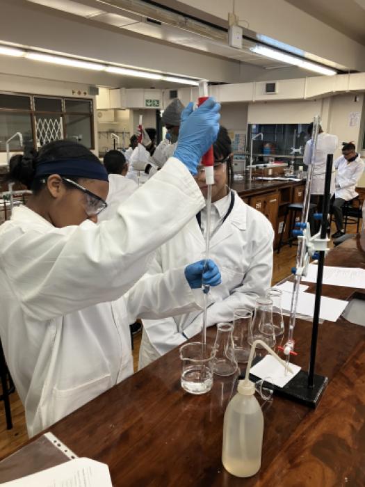 Crestway High School Students Experience Chemistry First-Hand