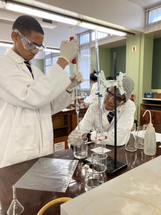 Crestway High School Students Experience Chemistry First-Hand