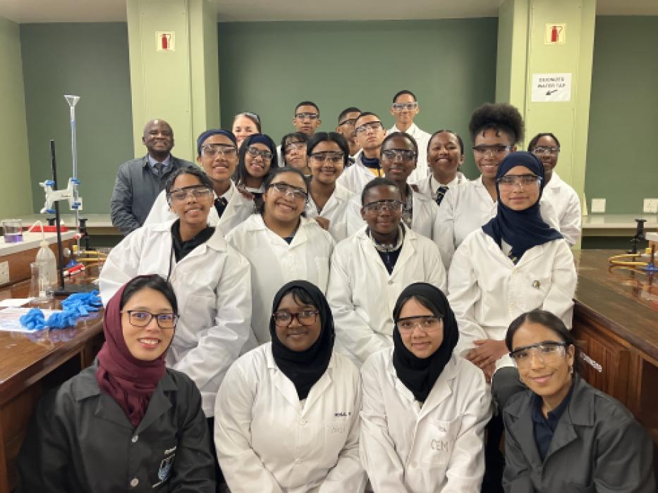 Crestway High School Students Experience Chemistry First-Hand