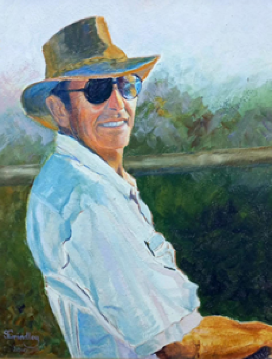 Roy Stauth painted by Shirley Grindley