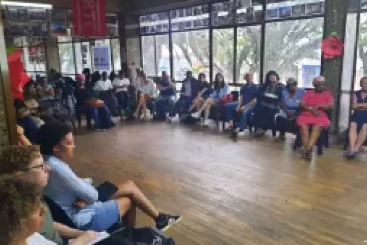Vacancy Tour at Cissie Gool House, Cape Town — one of several city-based engagements exploring urban vacancy and occupation in practice.