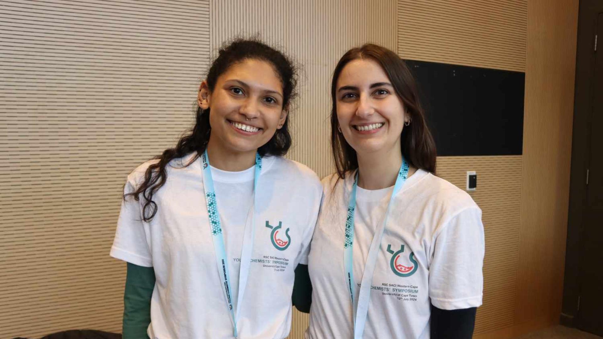 Leah Amod and Nicole Teixeira – UCT PhD students and UCT representatives on the Organising Committee 