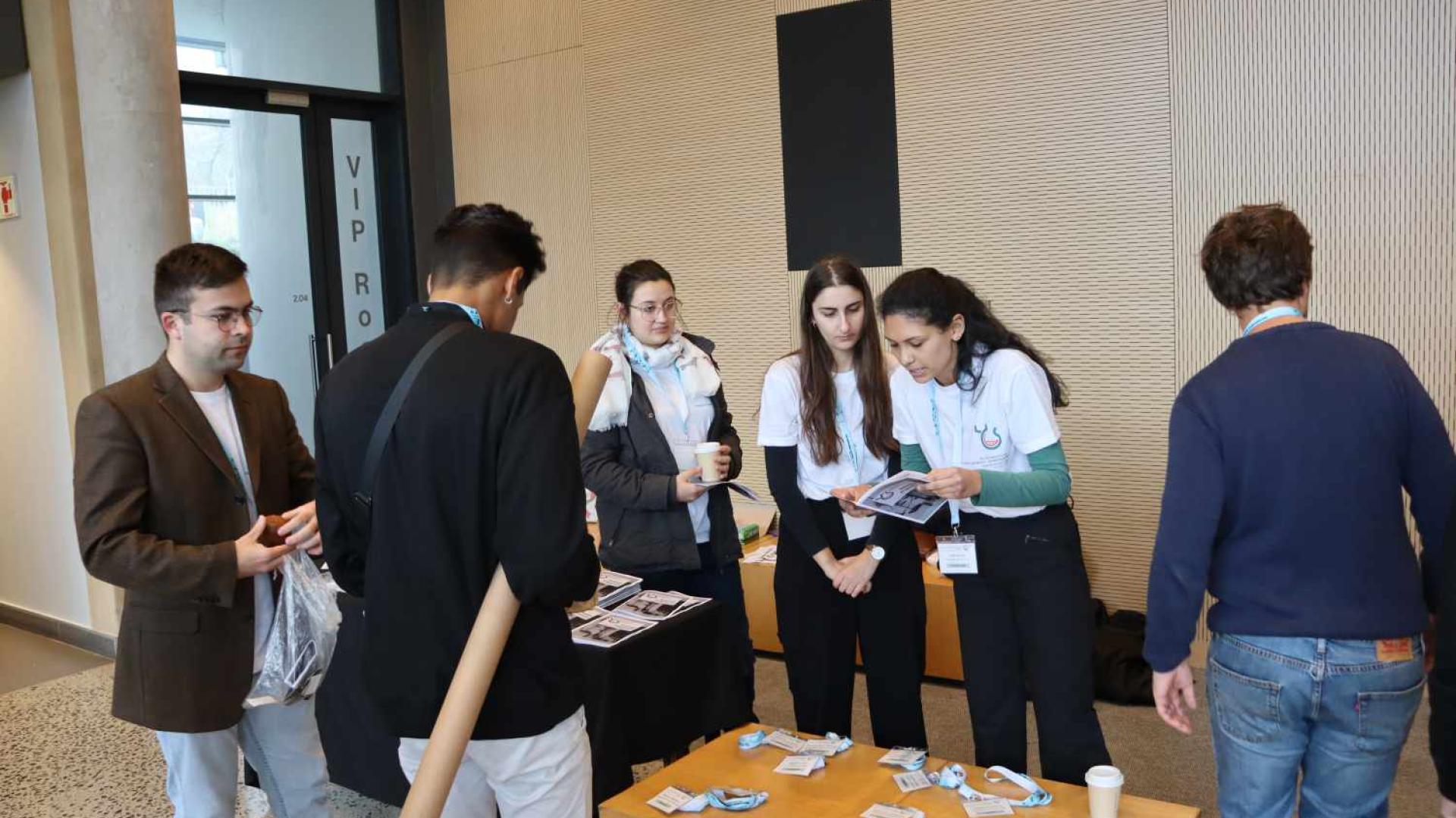 A friendly welcome greeting and Event programmes and Name tags received upon arrival 