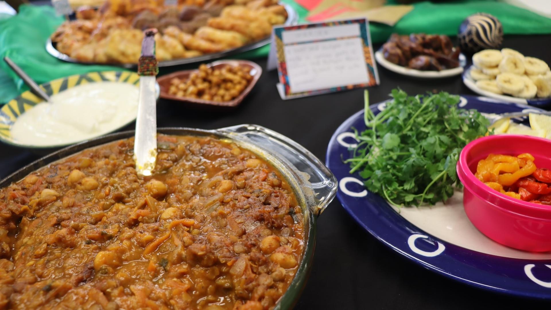 Harira - a lentil and chickpea stew originating in various parts of eastern and northern Africa