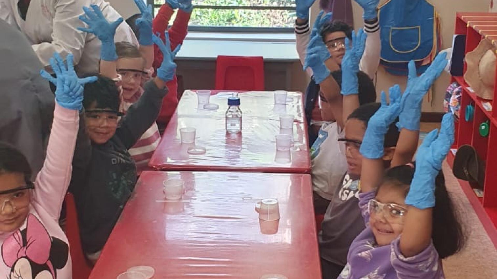 Preschoolers Enjoy Hands-On Chemistry Fun at UCT Educare