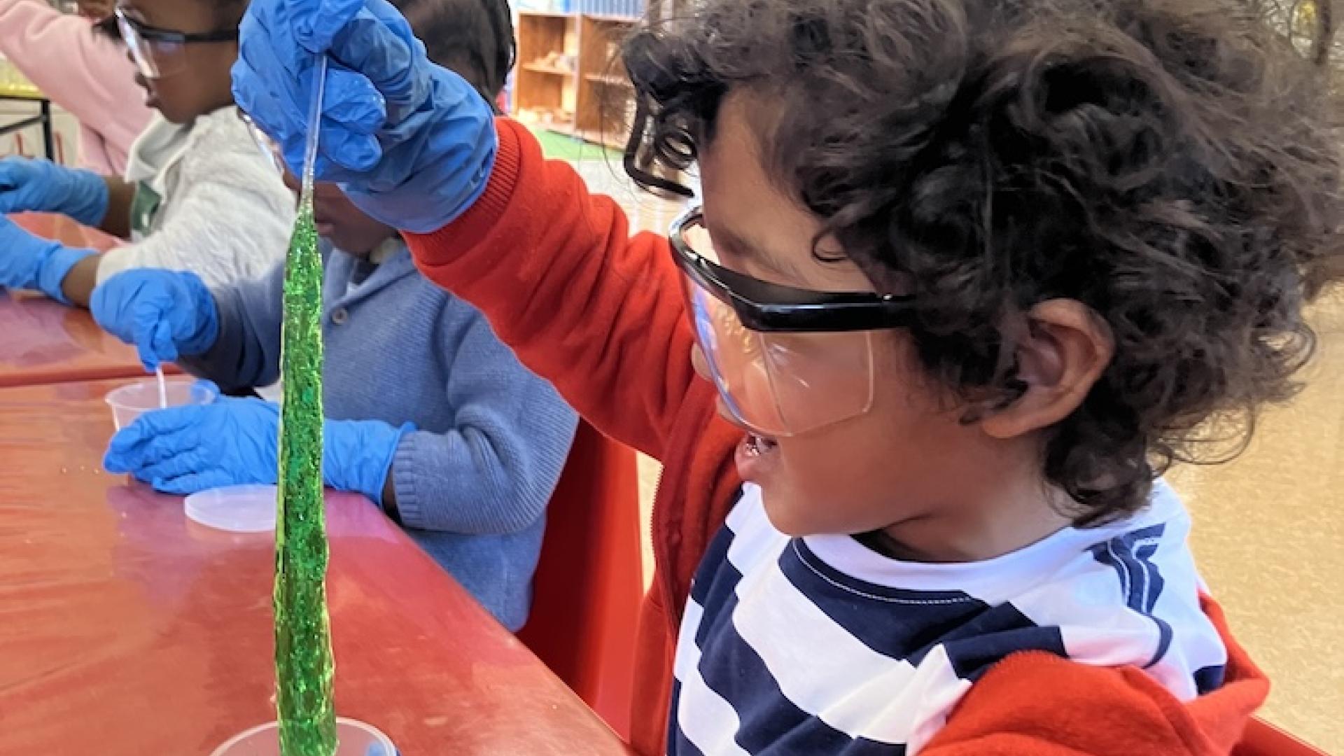 Preschoolers Enjoy Hands-On Chemistry Fun at UCT Educare