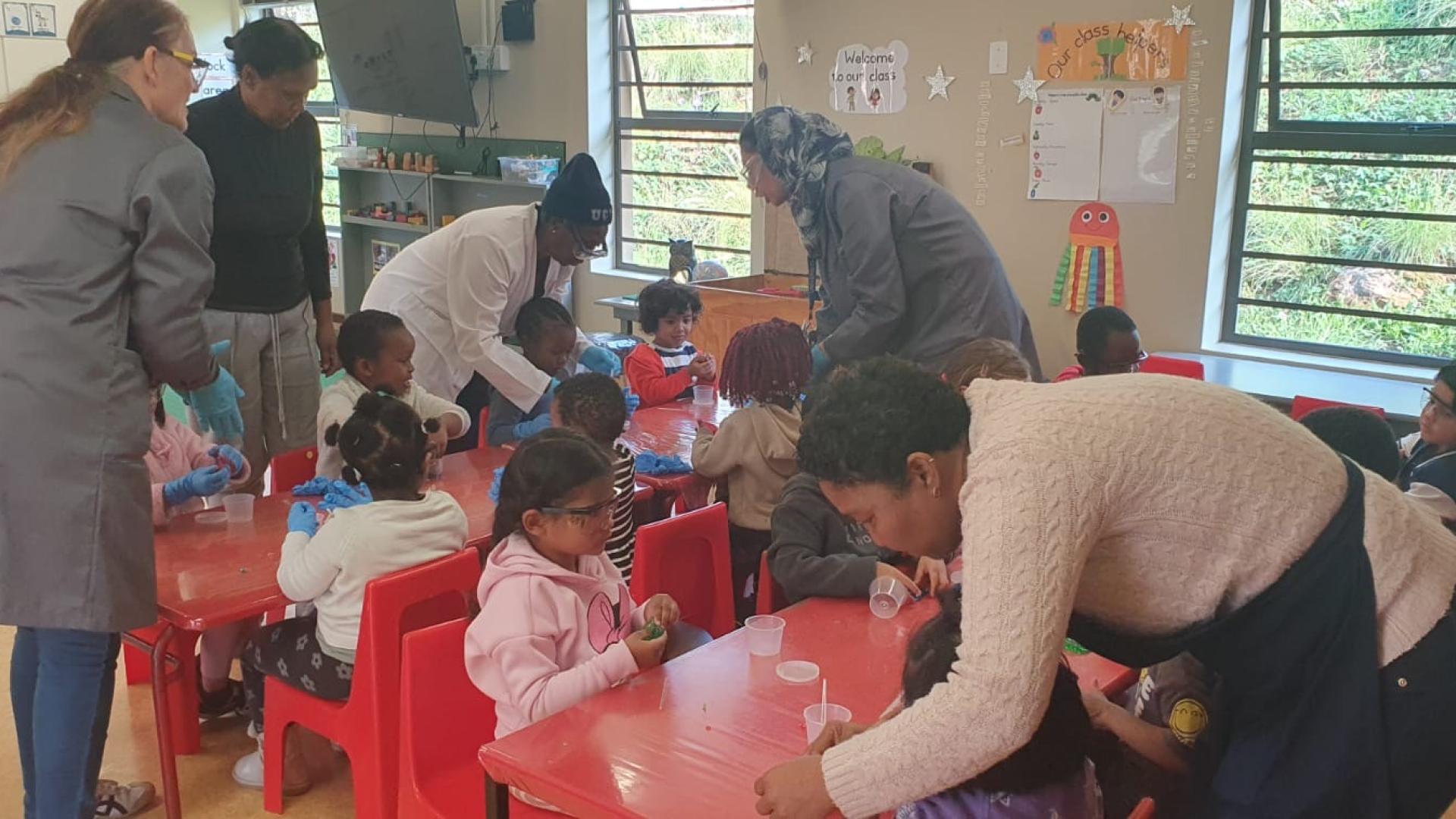 Preschoolers Enjoy Hands-On Chemistry Fun at UCT Educare