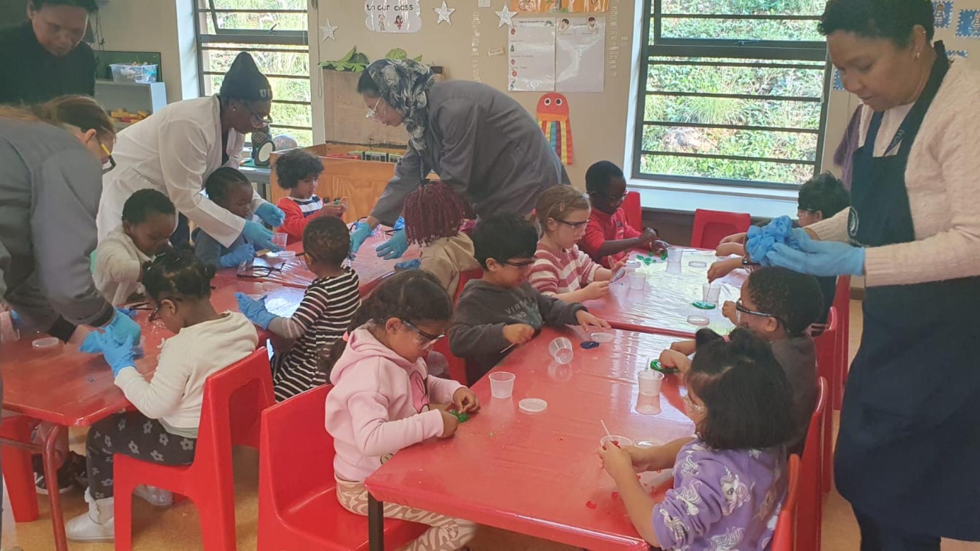 Preschoolers Enjoy Hands-On Chemistry Fun at UCT Educare