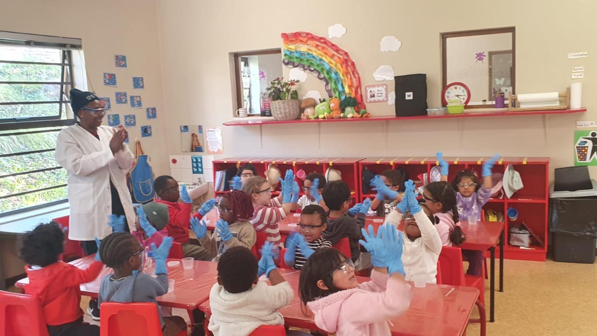Preschoolers Enjoy Hands-On Chemistry Fun at UCT Educare