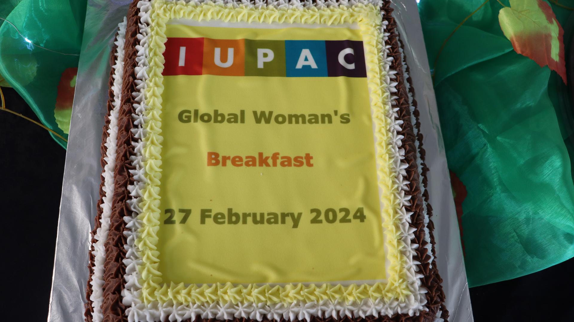 IUPAC Global Women’s Breakfast 2024 - GWB tasty treats: cake