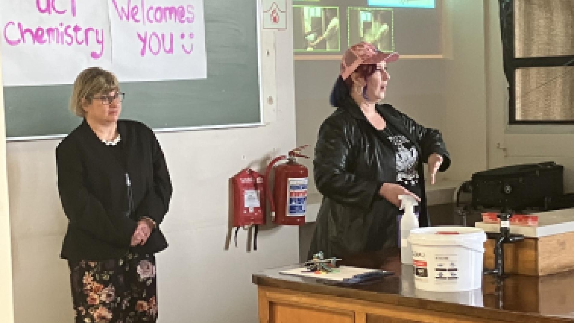 Crestway High School Students Experience Chemistry First-Hand