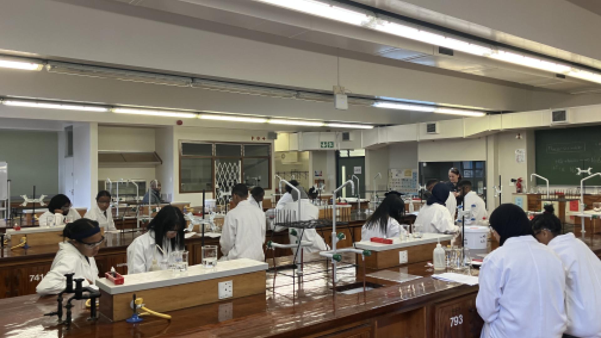 Crestway High School Students Experience Chemistry First-Hand