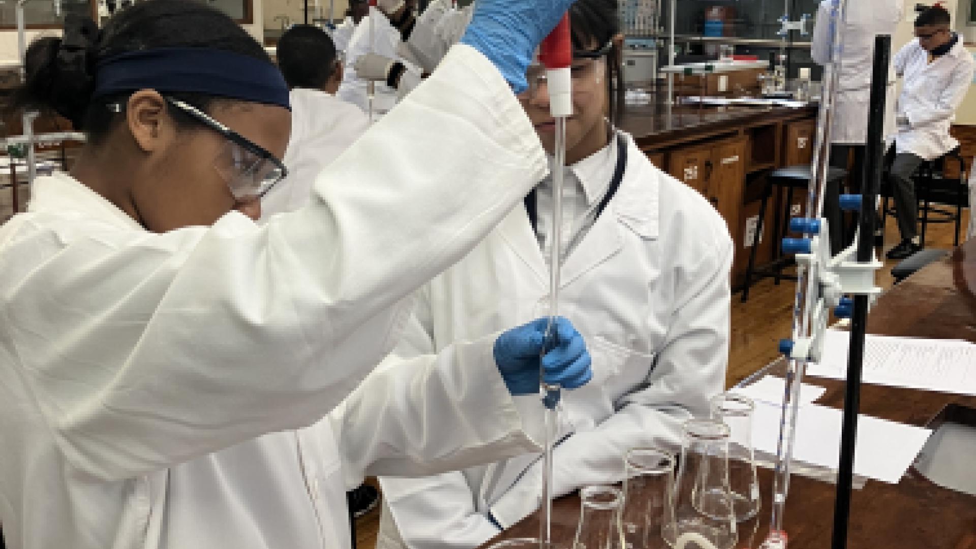 Crestway High School Students Experience Chemistry First-Hand