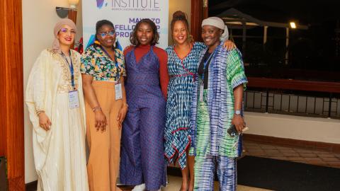 Merlyn Nkomo and other Mawazo fellowship recipients