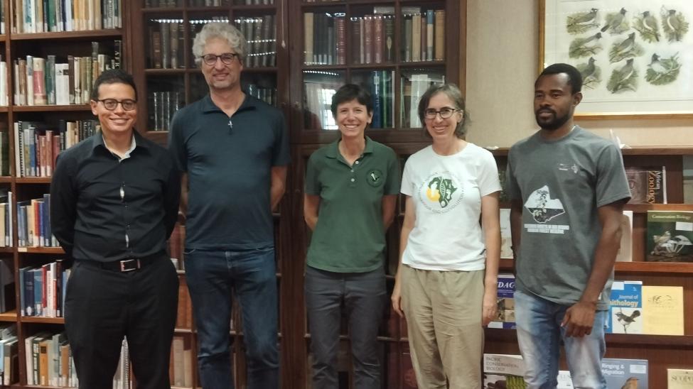 Bart Kempenaers with Fitz MP-UCT CBC colleagues
