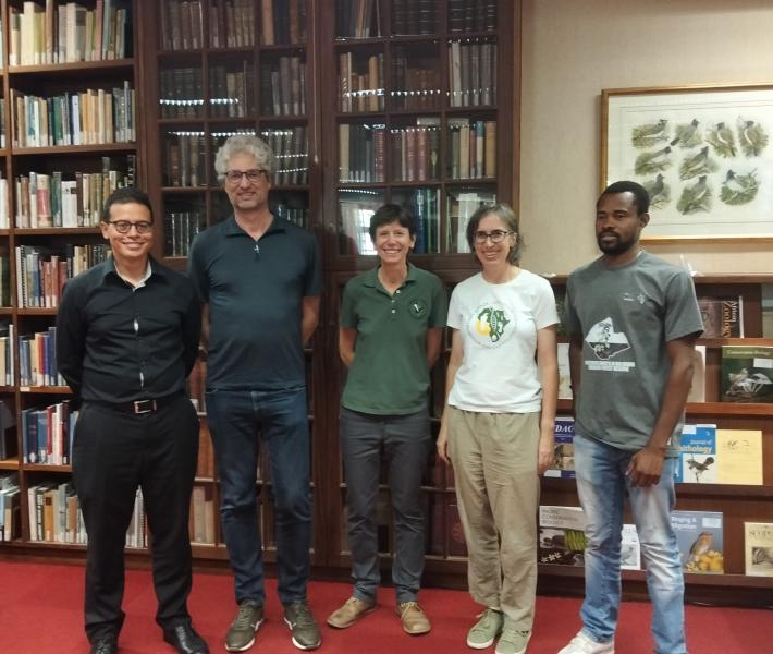 Bart Kempenaers with Fitz MP-UCT CBC colleagues