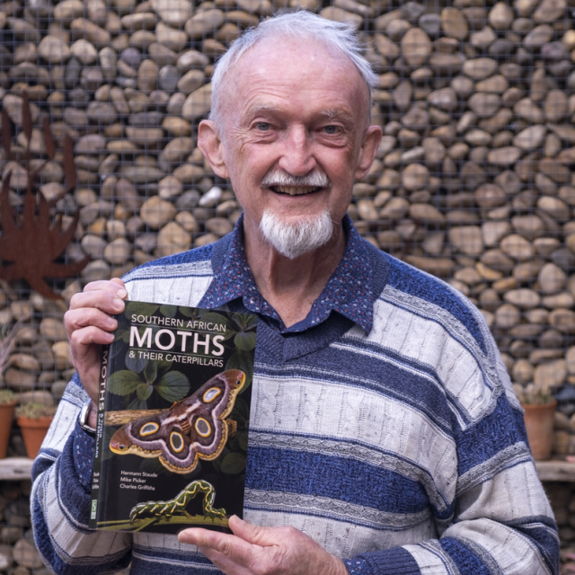 Charlie Griffiths with new moth book