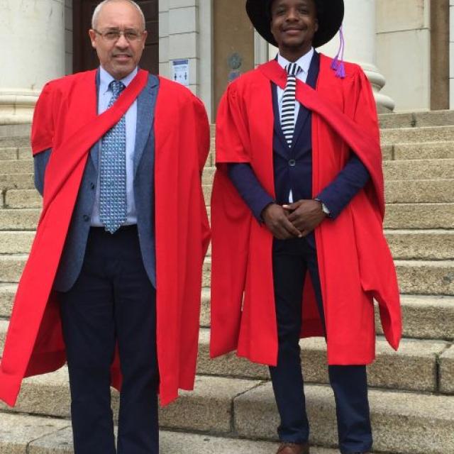 Associate Professor Greg Smith and Dr Shepherd Siangwata