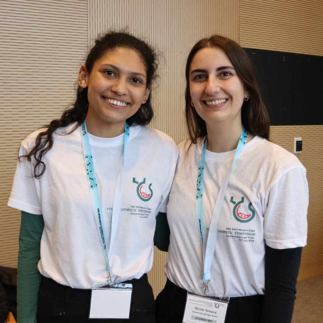 Leah Amod and Nicole Teixeira – UCT PhD students and UCT representatives on the Organising Committee 