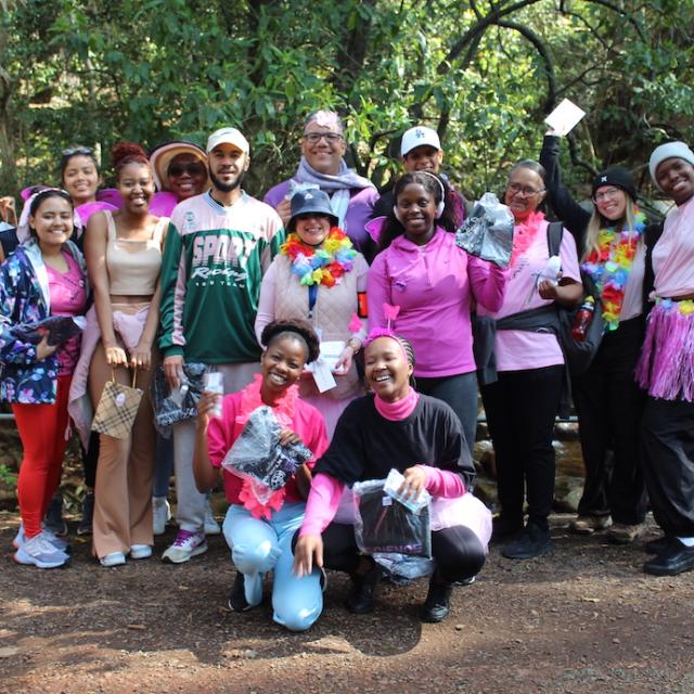 All winners of the lucky draw held as part of the Department of Chemistry Women’s Month Fun Walk.