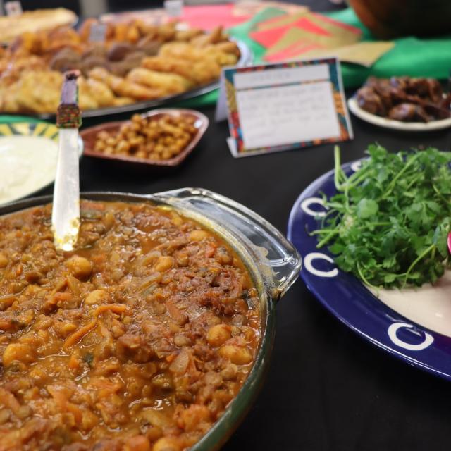 Harira - a lentil and chickpea stew originating in various parts of eastern and northern Africa