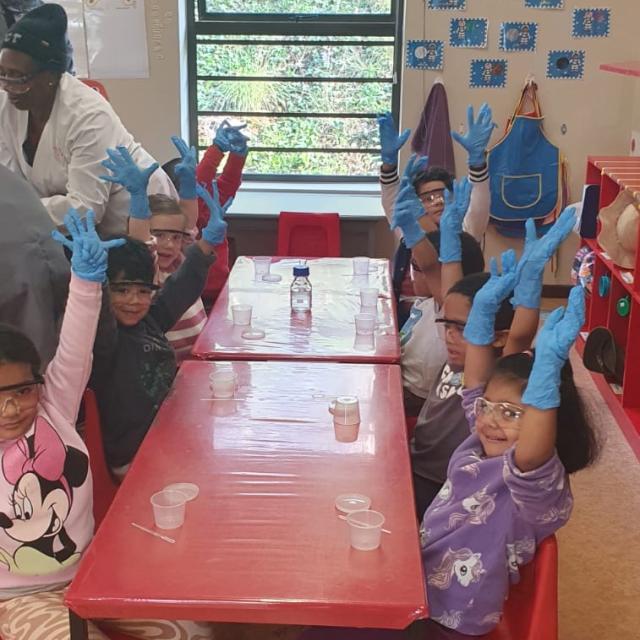 Preschoolers Enjoy Hands-On Chemistry Fun at UCT Educare