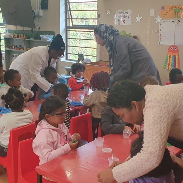 Preschoolers Enjoy Hands-On Chemistry Fun at UCT Educare