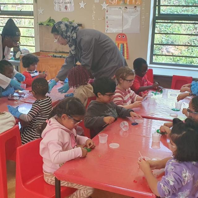Preschoolers Enjoy Hands-On Chemistry Fun at UCT Educare