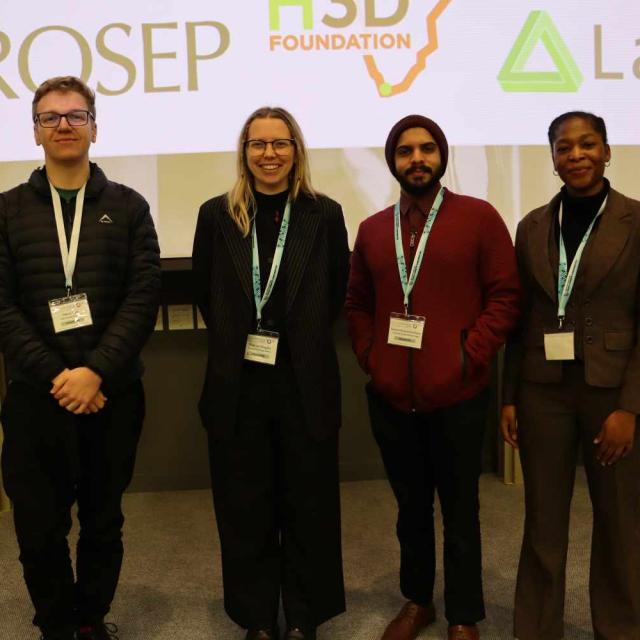 Masters Flash Talk Presenters: Reese Tuck (SU); Shannon Misplon (UCT); Dawood Parker (UWC) and Melissa C. Zinyuku (UCT) 