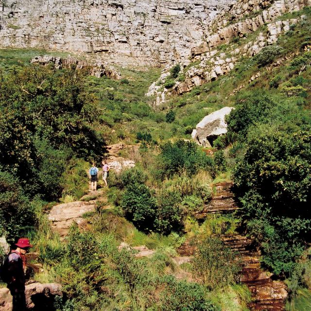 Platteklip gorge trail