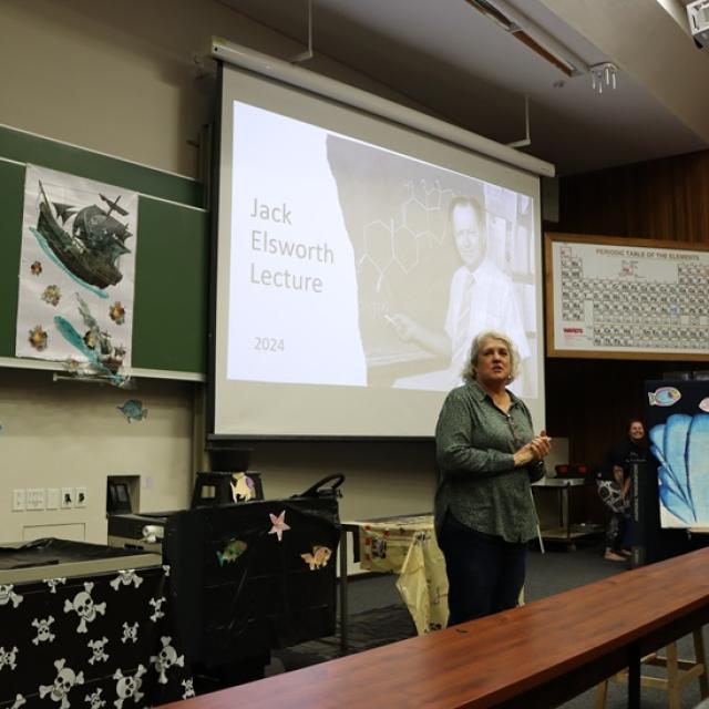 Scene from the Jack Elsworth Lecture