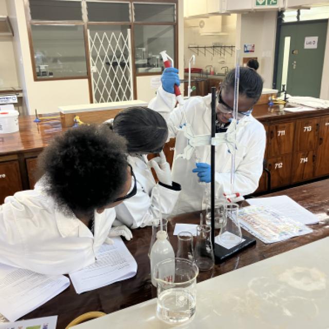 Crestway High School Students Experience Chemistry First-Hand