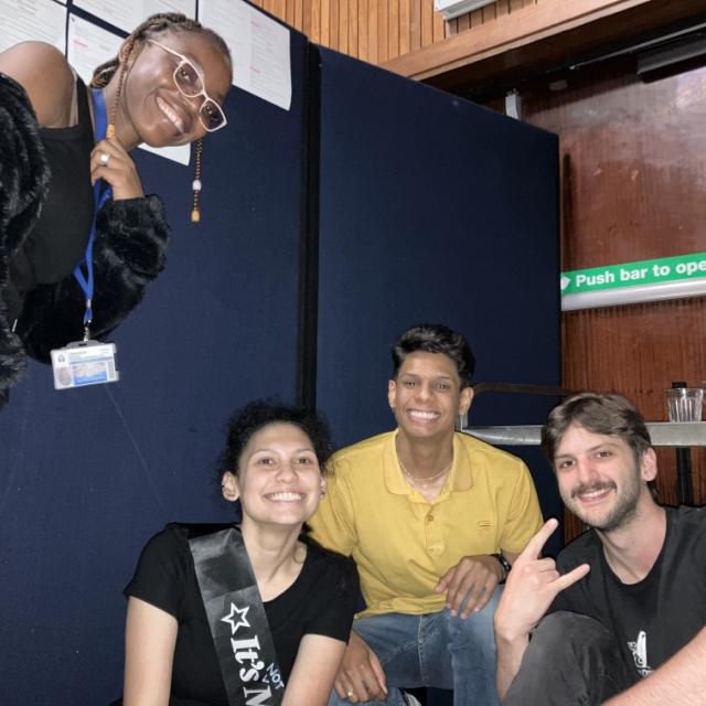 Backstage: Cristabel, Leah, Jarid and Joseph