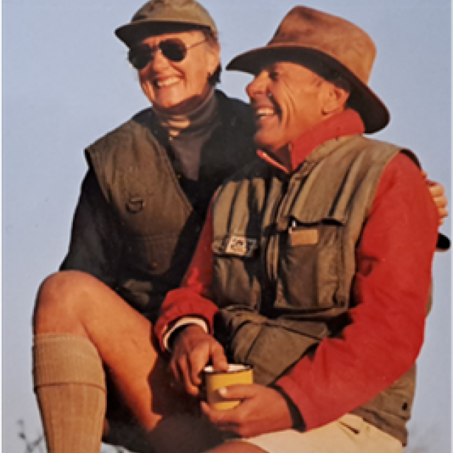Shirley Grindley and Roy Stauth at Timbavati