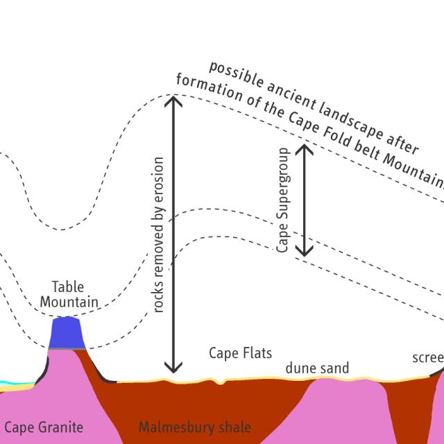 Why is table mountain flat