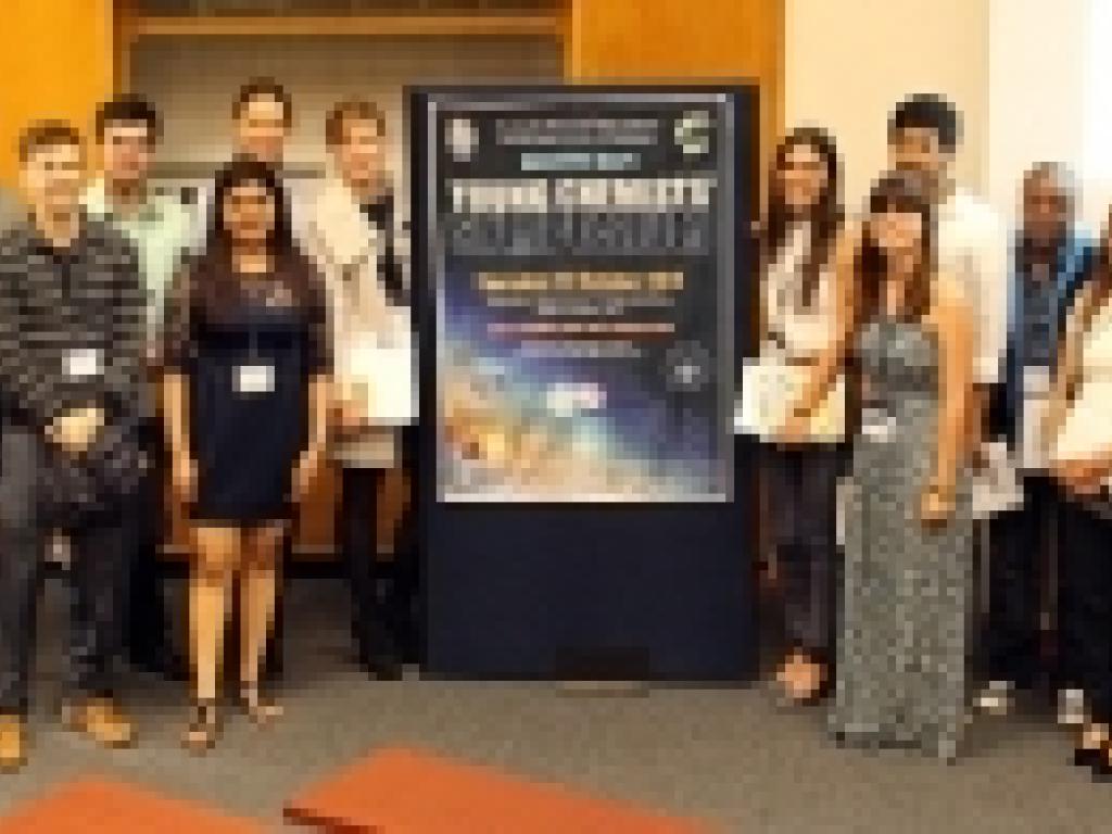 Winners, judges and organisers of the Young Chemists' Symposium