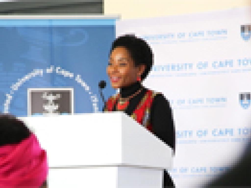 Prof. Phakang announces the winners on the International Day of Women and Girls in Science. Prof. Phakang announces the winners on the International Day of Women and Girls in Science.