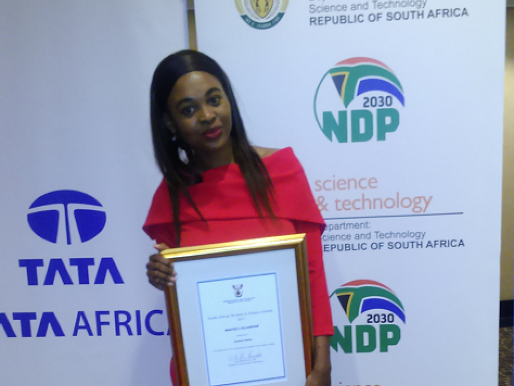 SA Women in Science Awards 2017 winner - Keneilwe Hlahane Women In Science And Technology - Keneilwe Hlahane